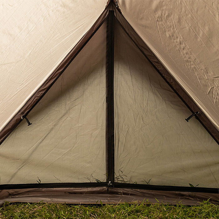 CHALET 70 Camping Hot Tent With Two Poles | Solo Winter Camping Wall Tent  | POMOLY New Arrival