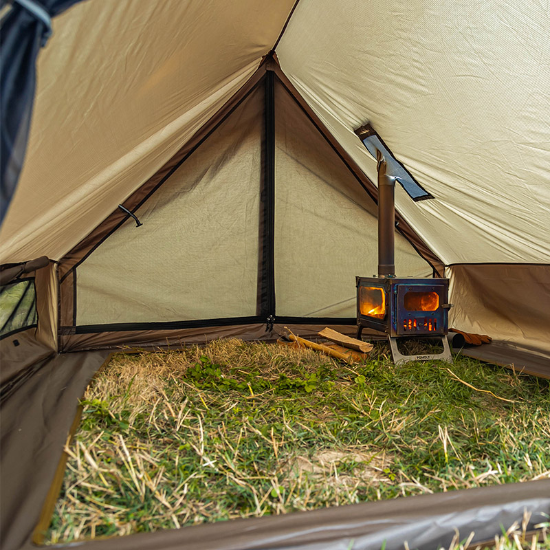 CHALET Camping Hot Tent | Solo Winter Camping Tent | POMOLY New