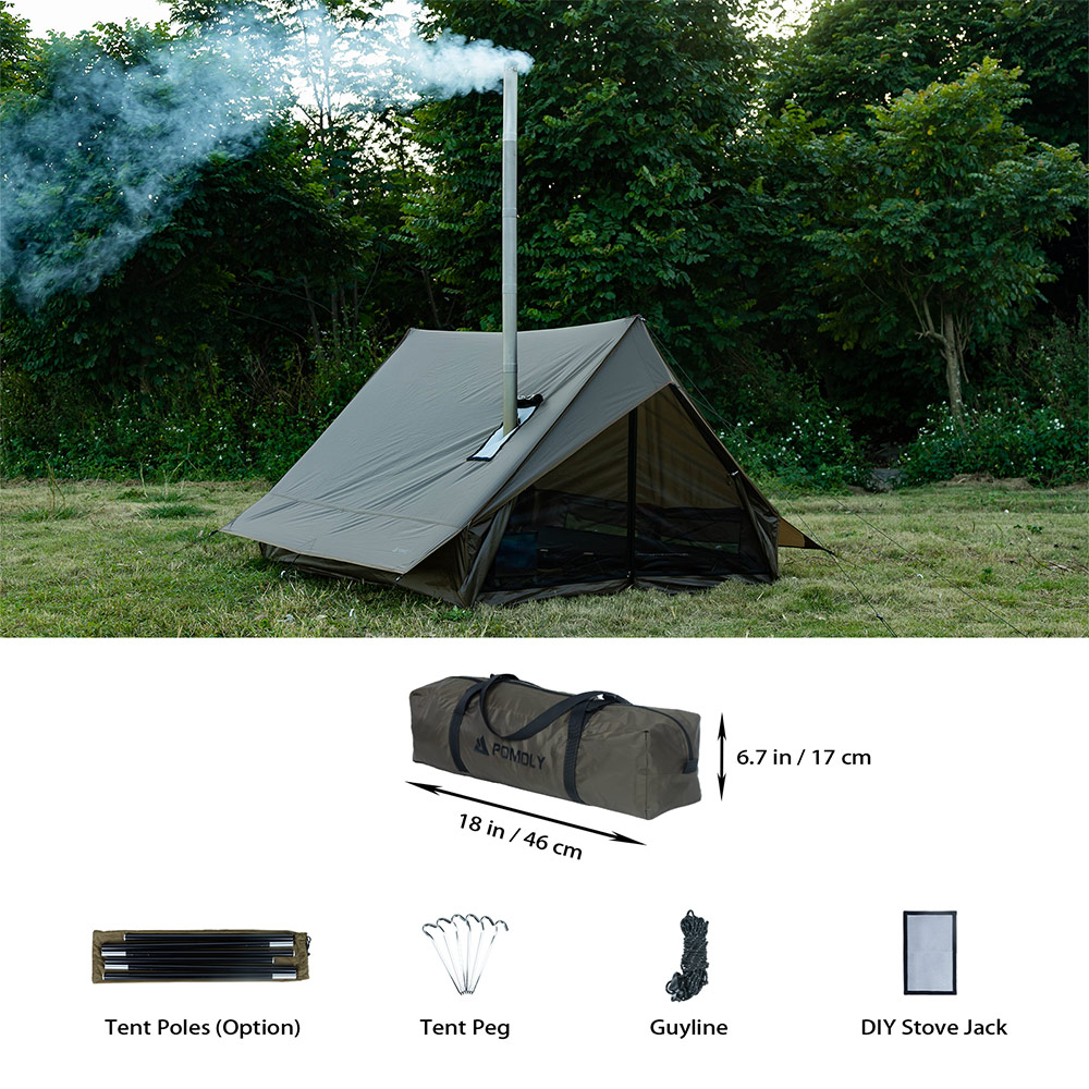 Reviews : CHALET 70 Camping Hot Tent With Two Poles | Solo Winter