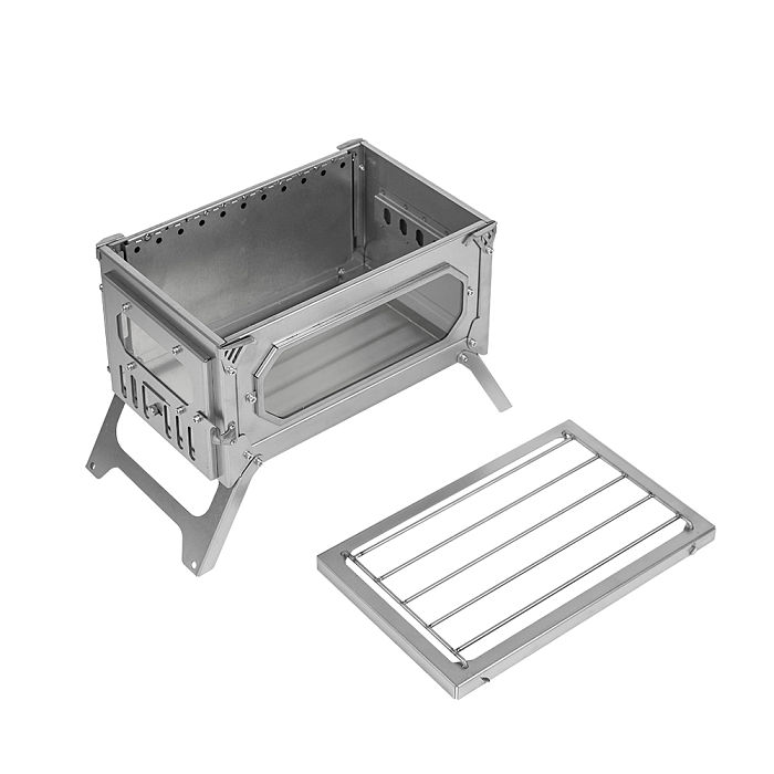 T-Brick Mini Titanium Campfire Grill