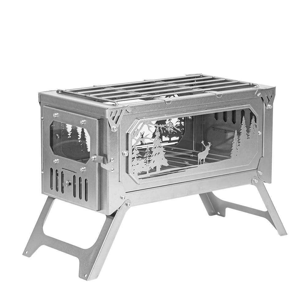 Altay Stove T-Brick Winter Version | Portable Titanium Wood Stove