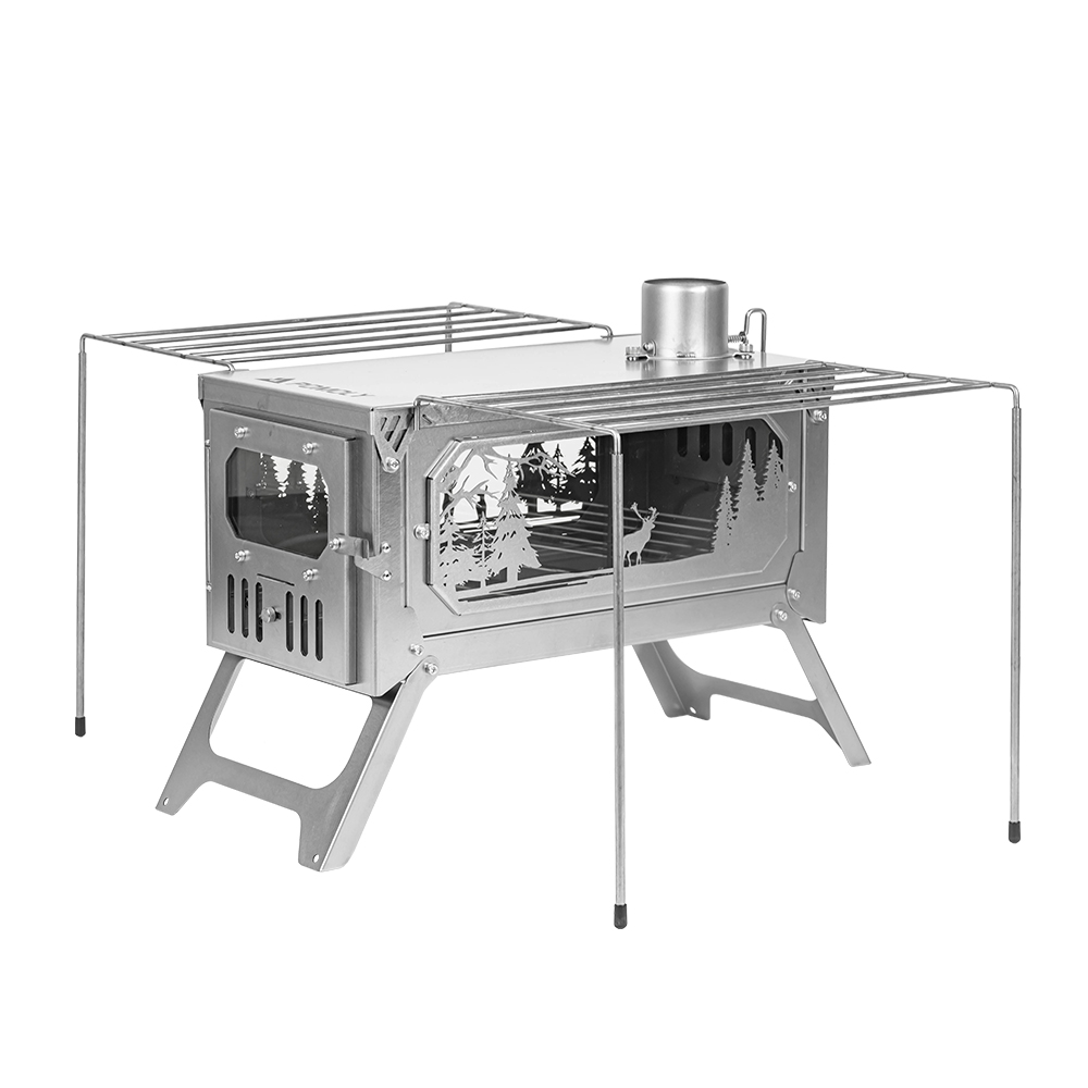 Altay Stove T-Brick Winter Version | Portable Titanium Wood Stove