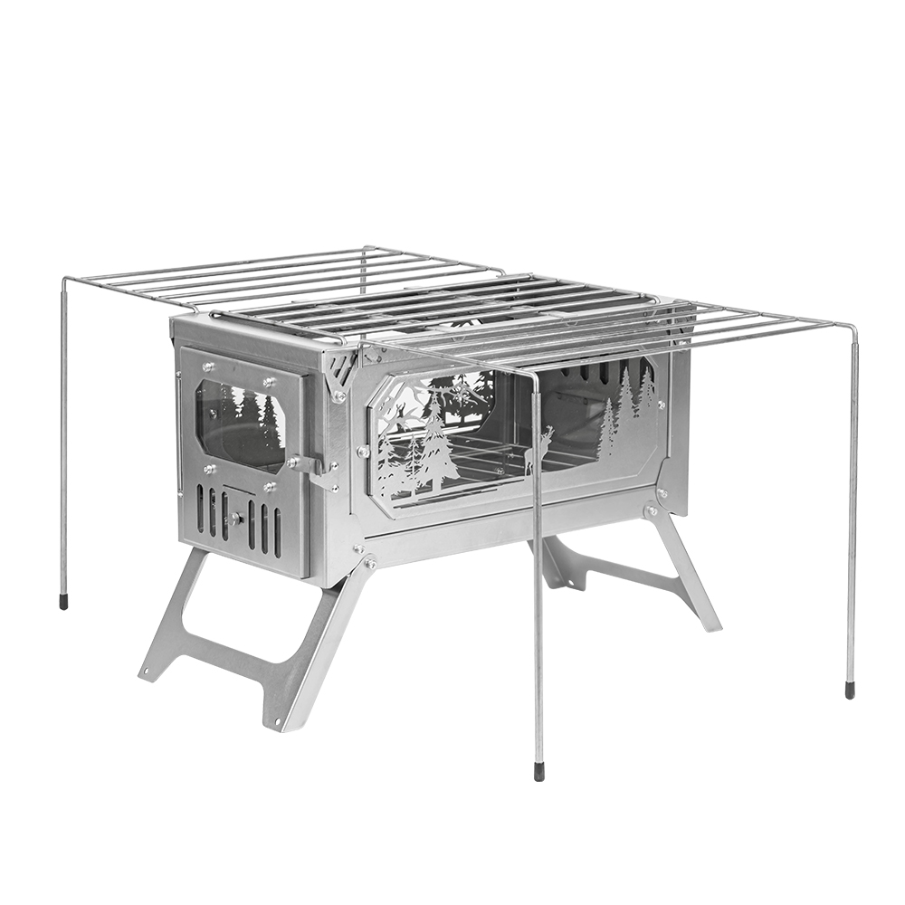 Altay Stove T-Brick Winter Version | Portable Titanium Wood Stove