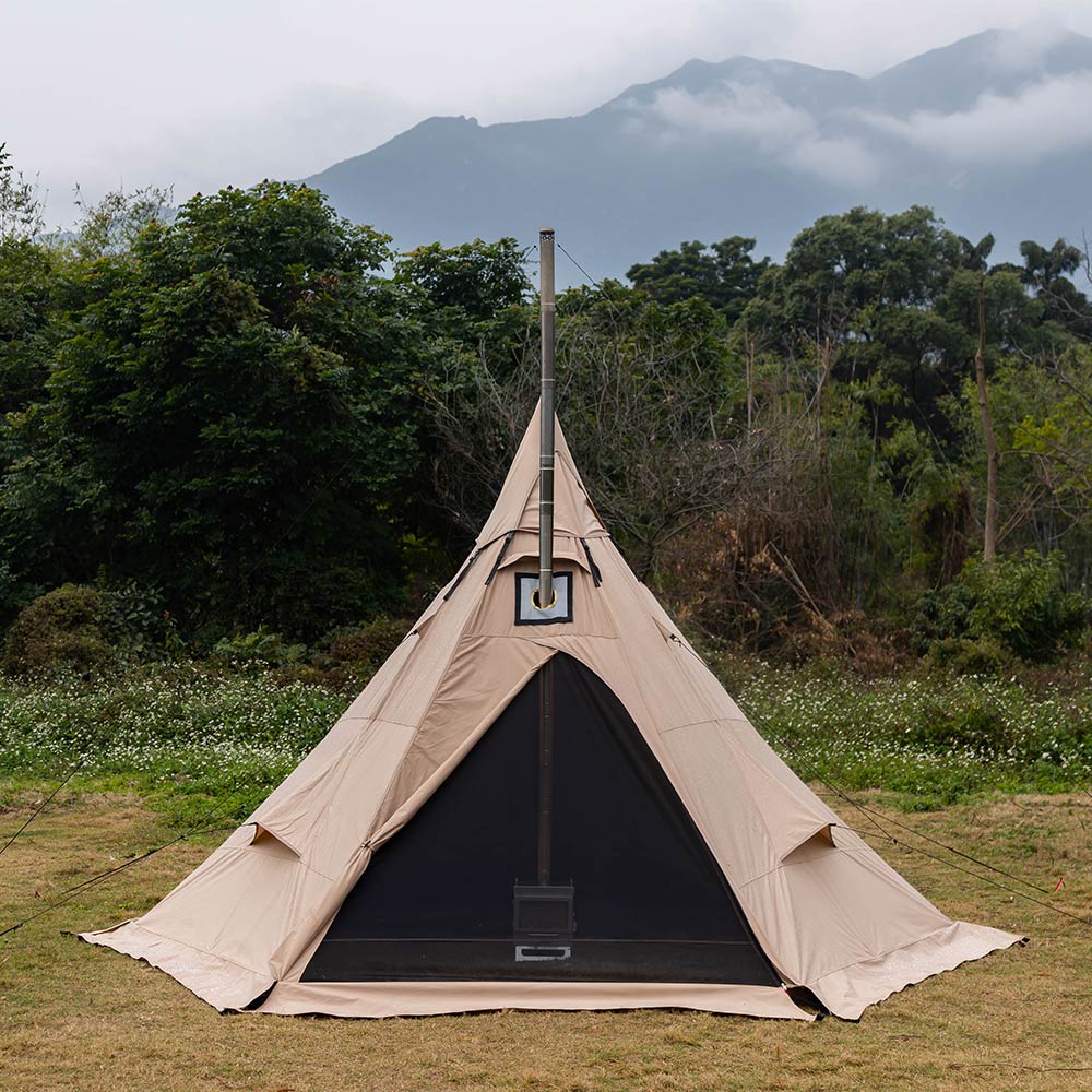 Pomoly PEAK TC Hot Tent | Tetoron Cotton Tent with Inner Tent