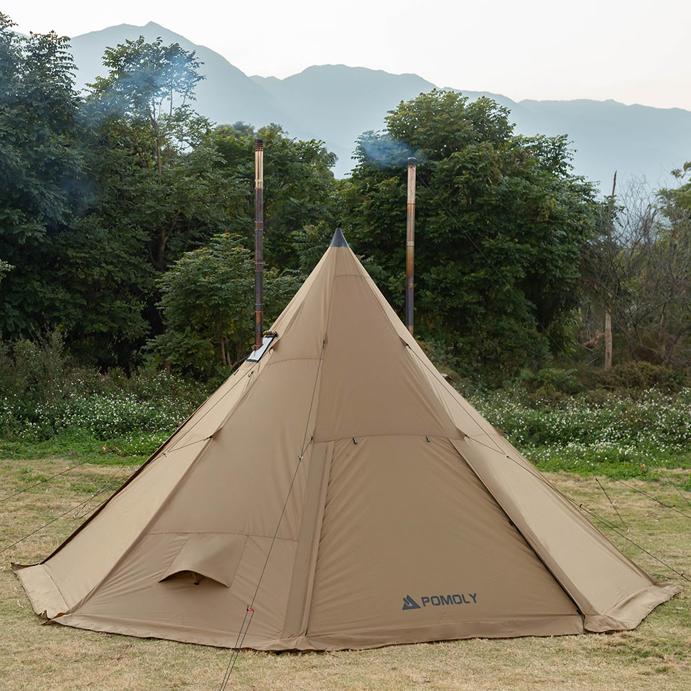 Bromance 70 Teepee Hot Tent for 4-6 Person | POMOLY 2022 New Series