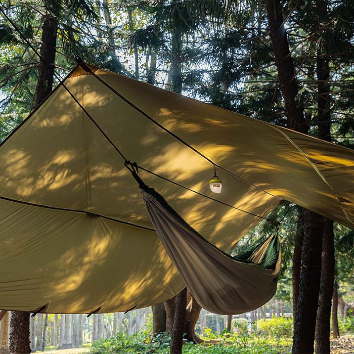 Wolfden UL Hammock Rain Fly Tarp Shelter 9ft x 12ft | Ultralight 20D 3000mm Silnylon Tarp | Lonewolf902 Signature | New Arrival