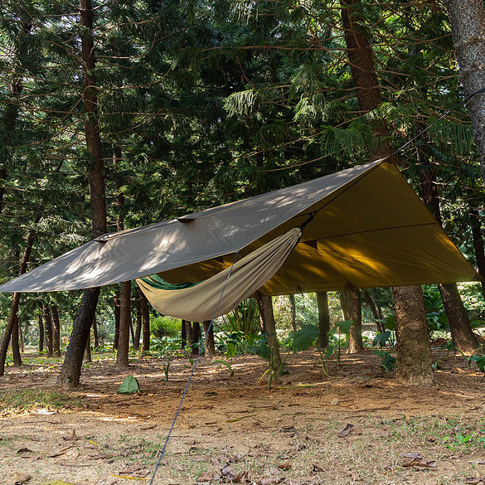 Wolfden UL Hammock Rain Fly Tarp Shelter 9ft x 12ft | Ultralight 20D 3000mm Silnylon Tarp | Lonewolf902 Signature | New Arrival