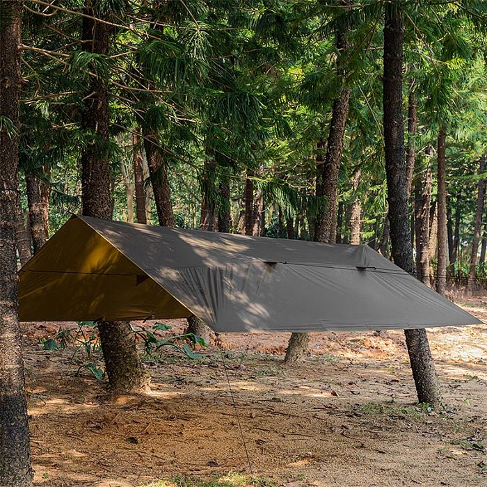 Wolfden UL Hammock Rain Fly Tarp Shelter 9ft x 12ft | Ultralight 20D 3000mm Silnylon Tarp | Lonewolf902 Signature | New Arrival