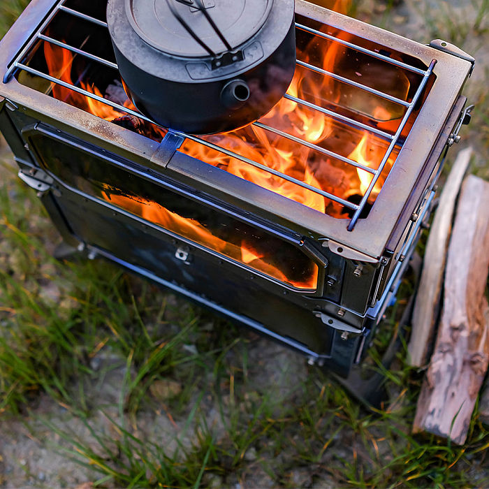 T-Brick Max | Portable Titanium Stove for Multiplayer Hot Tent Camping