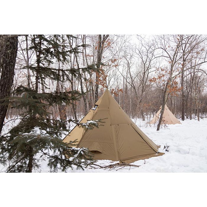 Bromance 70 Tipi Wood Stove Tent for 4-6 Person (3 Stove Jacks) | POMOLY New Arrival