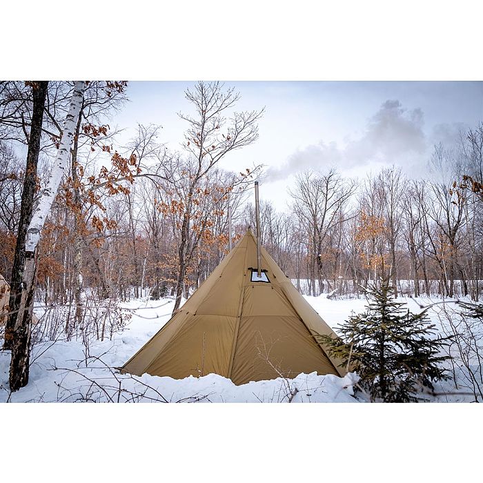 Bromance 70 Tipi Wood Stove Tent for 4-6 Person (3 Stove Jacks) | POMOLY New Arrival