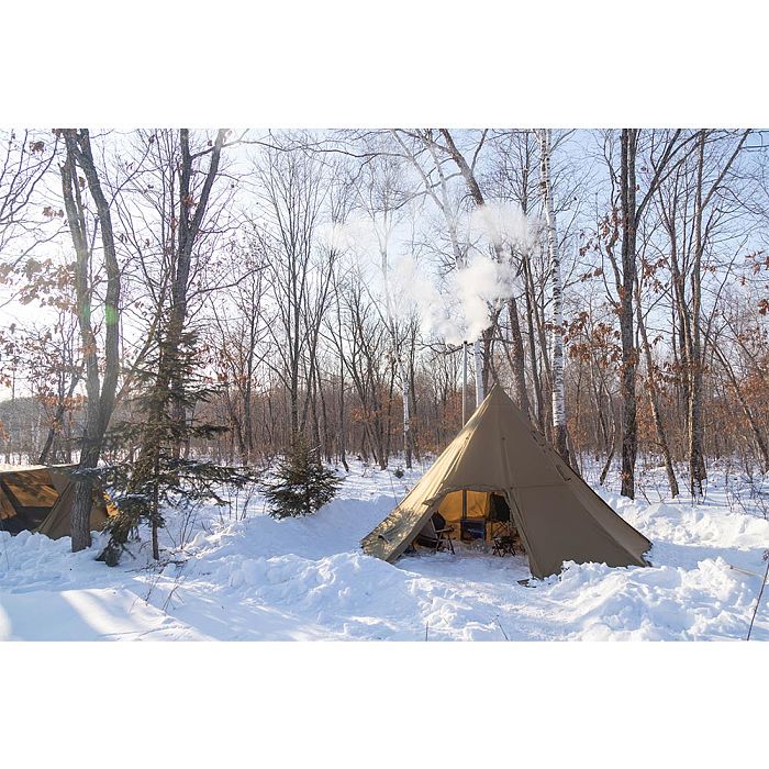 Bromance 70 Tipi Wood Stove Tent for 4-6 Person (3 Stove Jacks) | POMOLY New Arrival