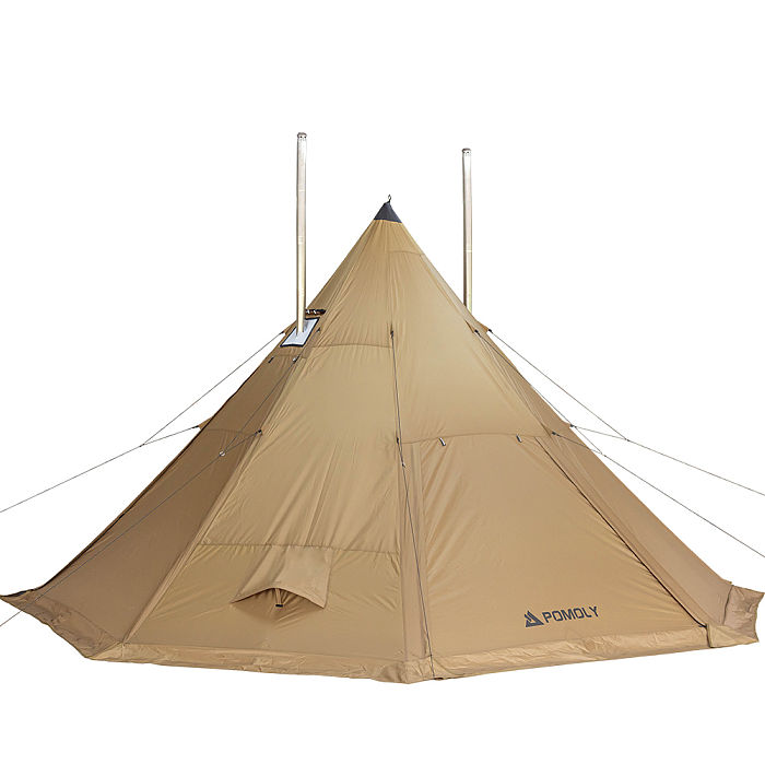 Bromance 70 Tipi Wood Stove Tent for 4-6 Person (3 Stove Jacks) | POMOLY New Arrival