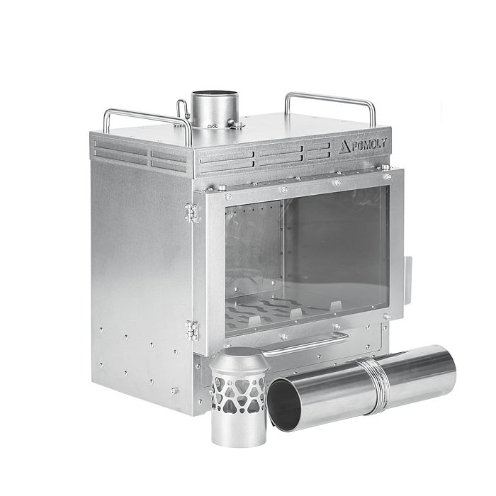 Dweller-Ti Wood Stove | Titanium Outdoor Fireplace | POMOLY & GREEN STOVE New Arrival