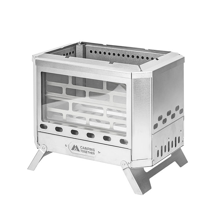 Mjölnir Titanium Fire Pit | POMOLY x CAMPING TOGETHER Camping Wood Stove| New Arrival