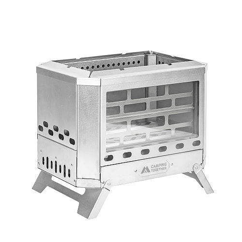 Mj?lnir Titanium Fire Pit | POMOLY x CAMPING TOGETHER Camping Wood Stove| New Arrival