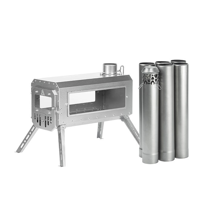 【Pre Order】Traveller 3 Wood Stove | Non Rolling Titanium Chimney Version | Ultralight Tent Stove | New Arrival
