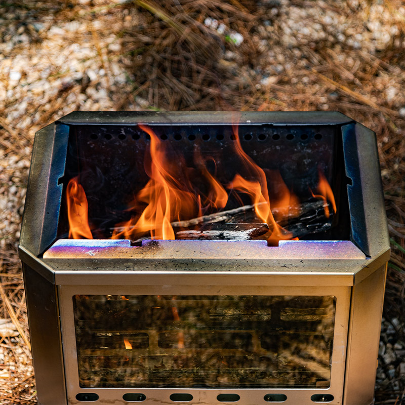 Mjölnir Titanium Camping Fire Pit | POMOLY x CAMPING TOGETHER