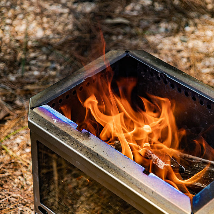 Mjölnir Titanium Fire Pit | POMOLY x CAMPING TOGETHER Camping Wood Stove| New Arrival