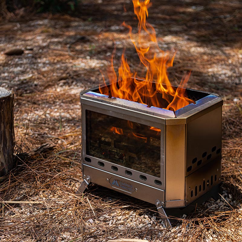 POMOLY x CAMPING TOGETHER焚き火台 ミョルニル チタン製 Mjölnir Titanium Camping Fire Pit | POMOLY x CAMPING TOGETHER