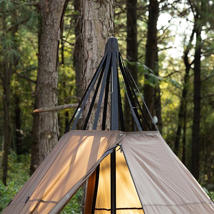 HUSSAR Plus 2.0 Camping Hot Tent | Tipi Tent with Stove Jack | POMOLY New Arrival