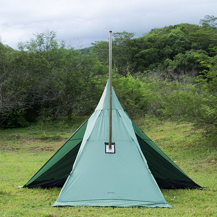 HUSSAR Plus 2.0 Camping Hot Tent | Tipi Tent with Stove Jack | POMOLY New Arrival