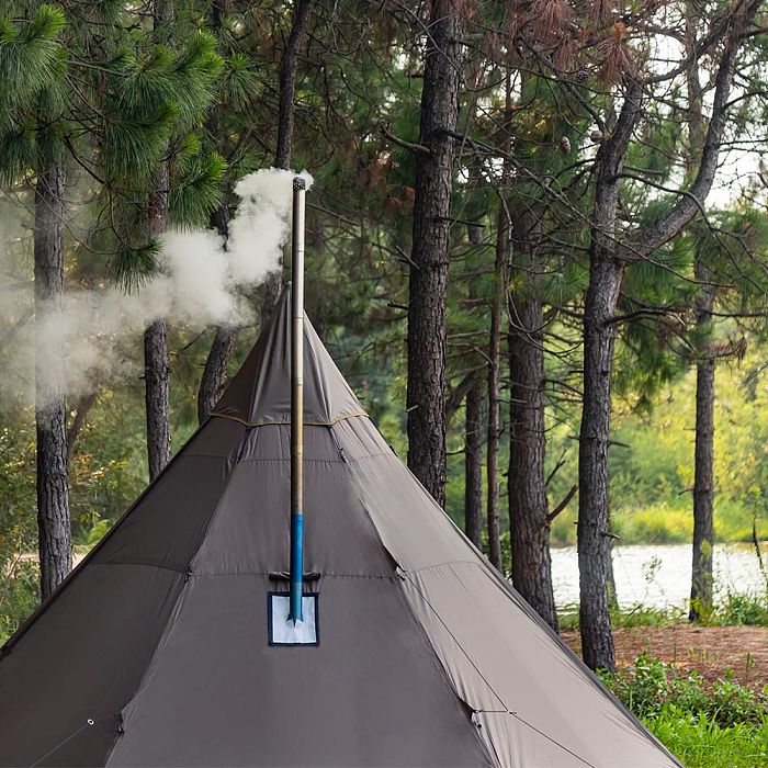 HUSSAR Plus 2.0 Camping Hot Tent | Tipi Tent with Stove Jack | POMOLY New Arrival