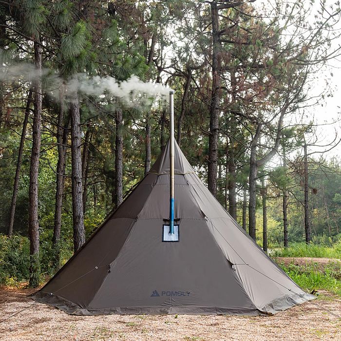 HUSSAR Plus Camping Hot Tent | POMOLY