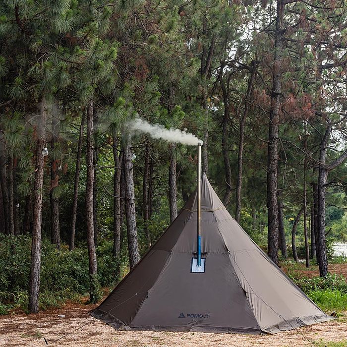 HUSSAR Plus Camping Hot Tent | POMOLY