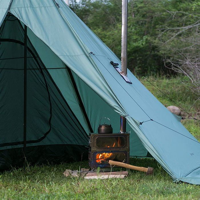 HUSSAR Plus 2.0 Camping Hot Tent | Tipi Tent with Stove Jack | POMOLY New Arrival