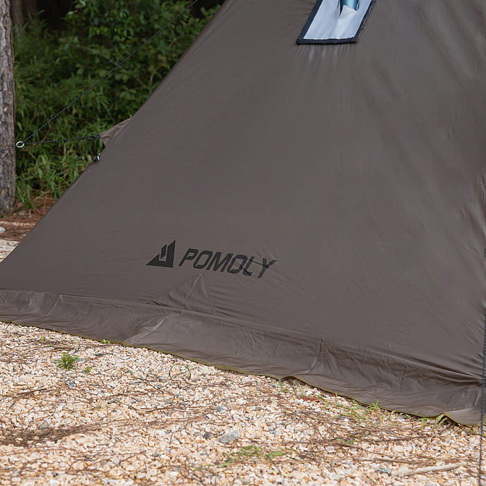 HUSSAR Plus 2.0 Camping Hot Tent | Tipi Tent with Stove Jack | POMOLY New Arrival