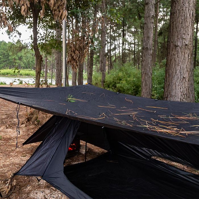 STOVEHUT BLACK Shelter Hot Tent with Stove Jack | Camping Hot Tent | POMOLY New Arrival