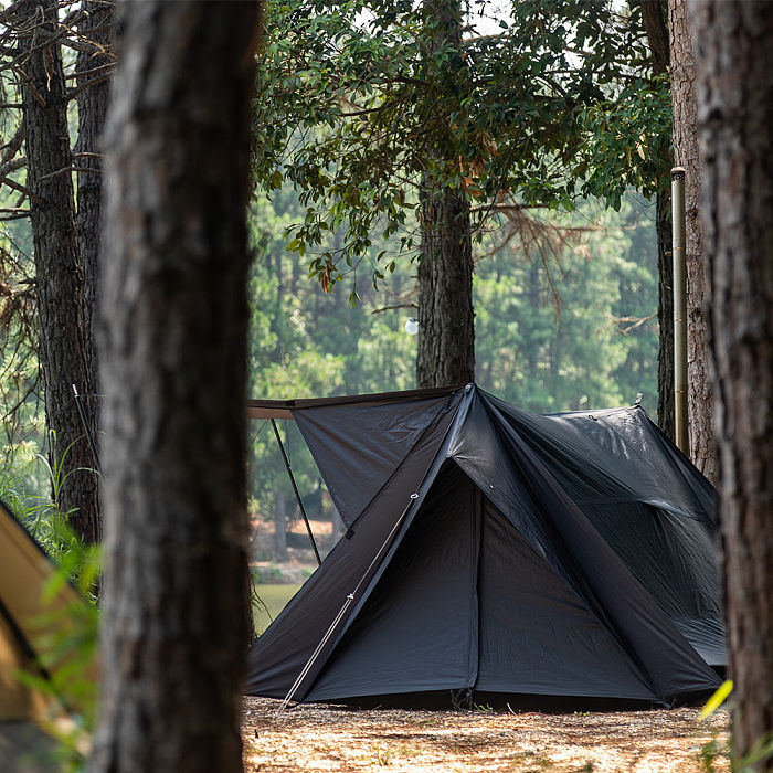 STOVEHUT BLACK Shelter Hot Tent with Stove Jack | Camping Hot Tent | POMOLY New Arrival