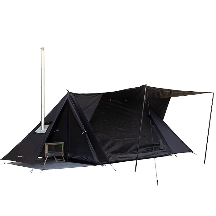 STOVEHUT BLACK Shelter Hot Tent with Stove Jack | Camping Hot Tent | POMOLY New Arrival