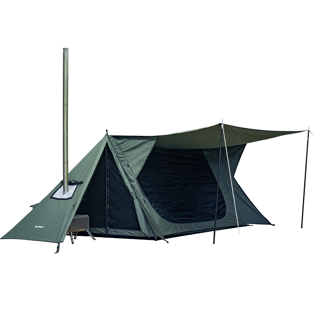 POMOLY STOVEHUT テント STOVEHUT TC Shelter Chimney Tent | Camping Baker Style
