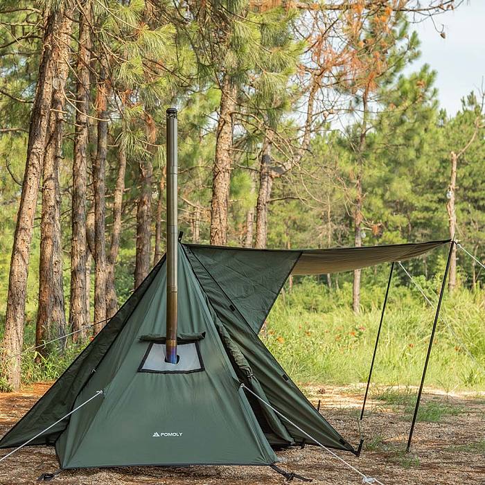STOVEHUT TC Chimney Shelter | Camping Hot Tent for Bushcrafter | POMOLY New Arrival