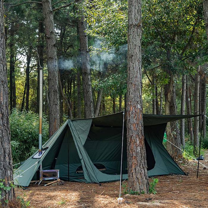 STOVEHUT TC Chimney Shelter | Camping Hot Tent for Bushcrafter | POMOLY New Arrival