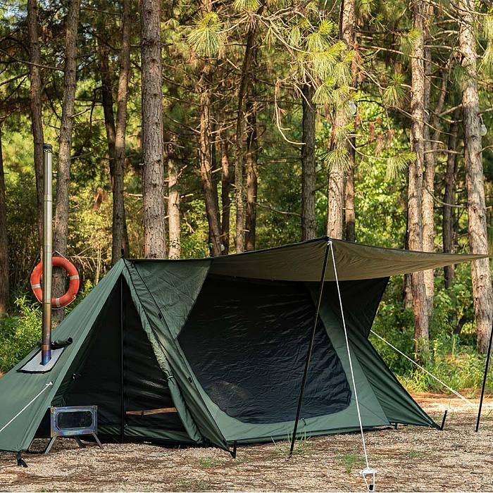 STOVEHUT TC Chimney Shelter | Camping Hot Tent for Bushcrafter | POMOLY New Arrival