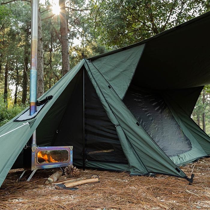 STOVEHUT TC Chimney Shelter | Camping Hot Tent for Bushcrafter | POMOLY New Arrival