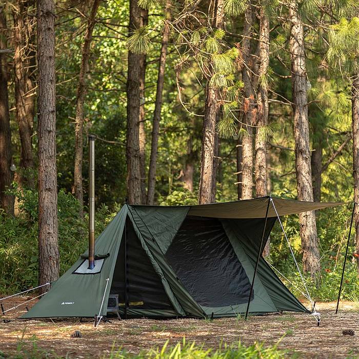 STOVEHUT TC Chimney Shelter | Camping Hot Tent for Bushcrafter | POMOLY New Arrival