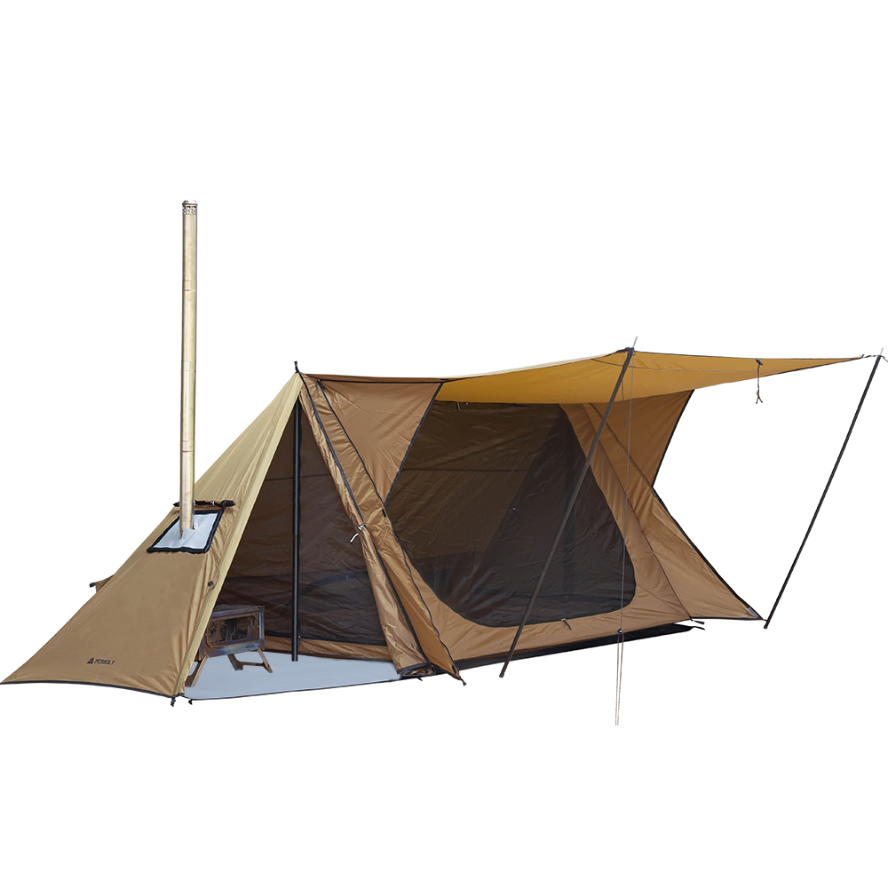 POMOLY  STOVEHUT 70 サンセットイエロー STOVEHUT 70 3.0 Shelter Hot Tent | Camping Baker Style