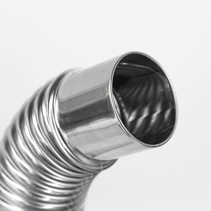 45 / 90 Degree Chimney Section | Φ2.76in x 2 Sections (Φ7cm) Stainless Steel Chimney for Wood Stove | POMOLY