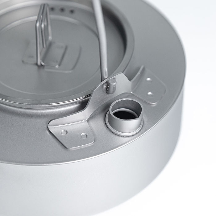 POMOLY Titanium Kettle 700ml | Ultralight Backpacking Coffee Pot | POMOLY