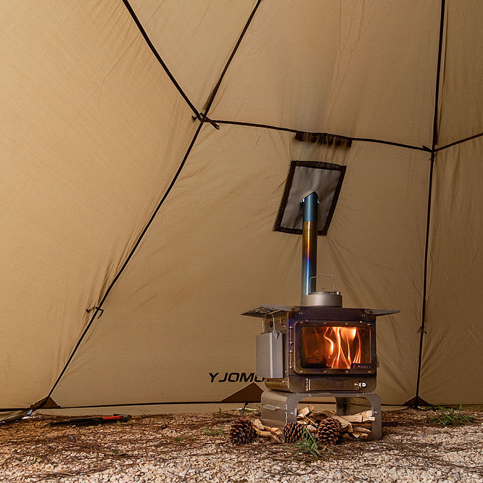 【Pre Order】Lumberjack Max | Titanium Wood Stove | Portable Tent Stove | POMOLY New Arrival