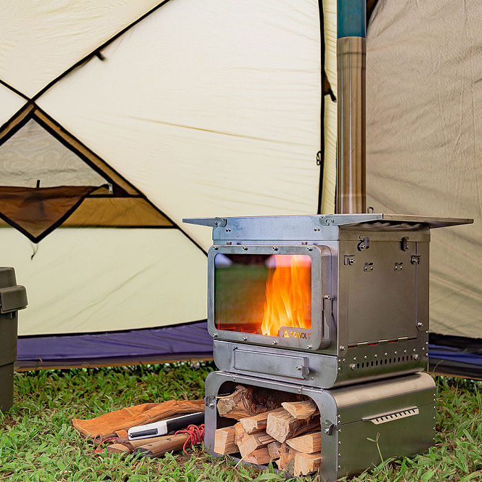 【Pre Order】Lumberjack Max | Titanium Wood Stove | Portable Tent Stove | POMOLY New Arrival