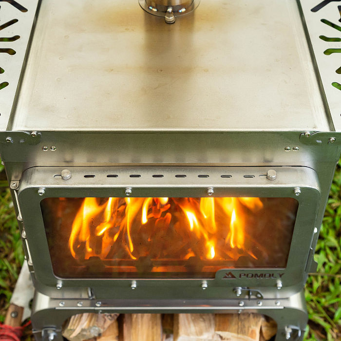 【Pre Order】Lumberjack Max | Titanium Wood Stove | Portable Tent Stove | POMOLY New Arrival