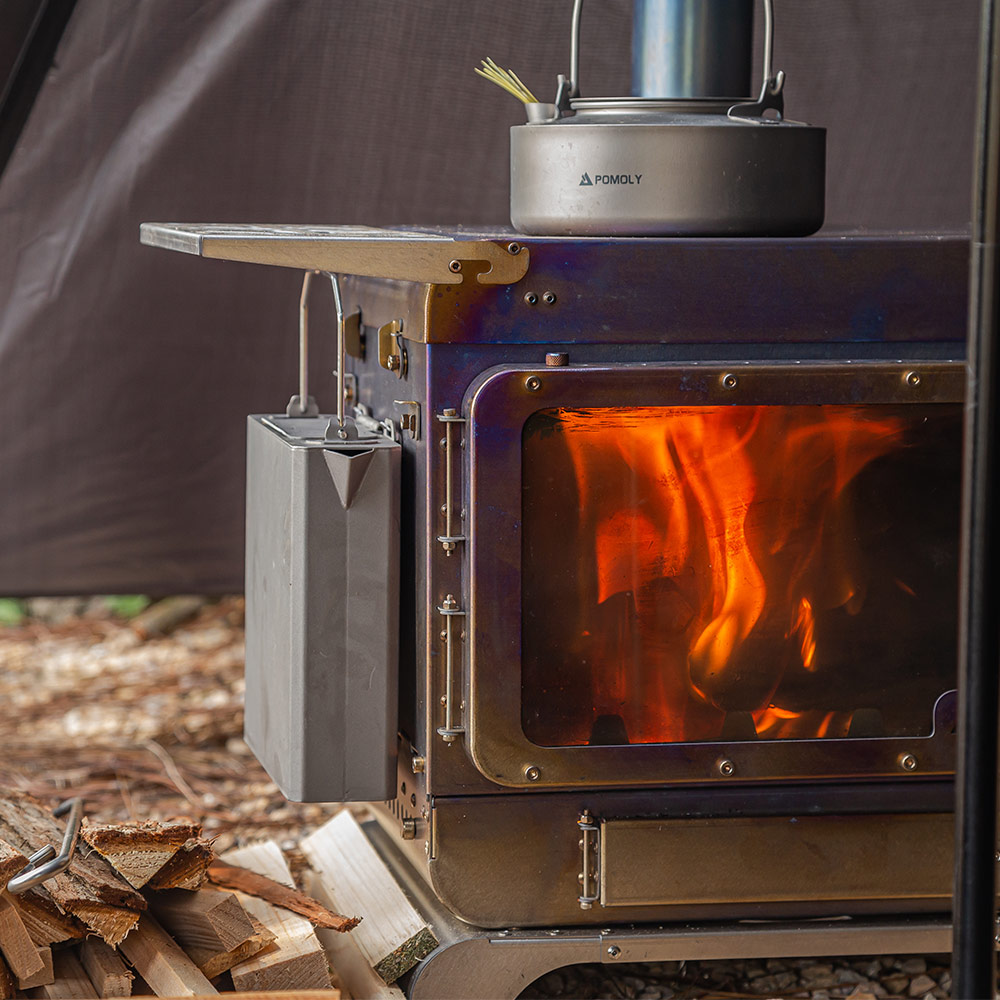 Lumberjack Titanium Tent Stove | Portable Tent Wood Stove | Wood