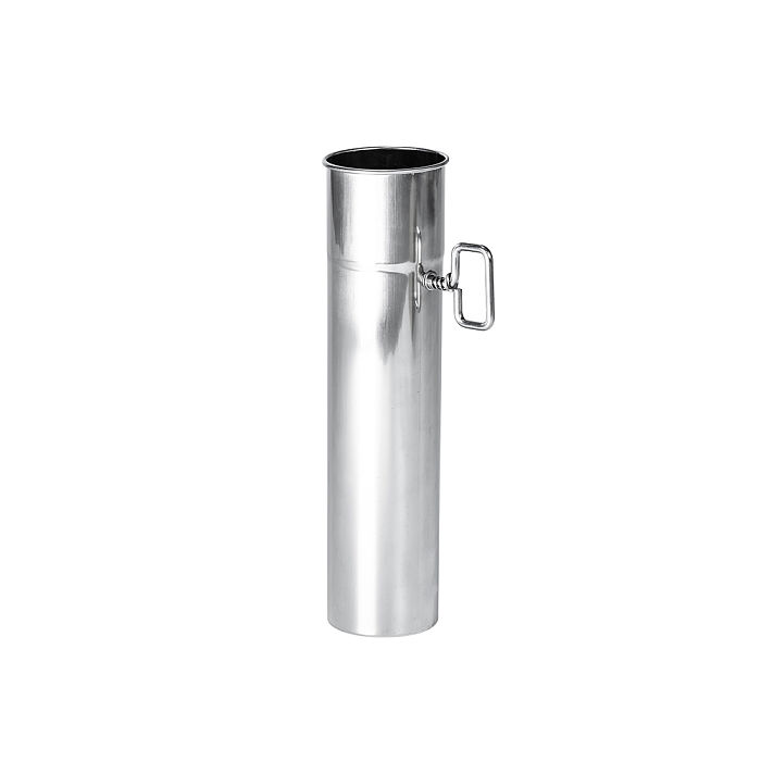 Φ2.36in x 9.84in (Φ6cm x 25cm) Airflow Controller Chimney Section | for Tent Stoves with 2.36in / 6cm Diameter Chimney | POMOLY