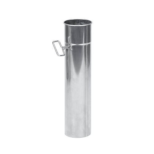 Φ2.76in x 11.8in (Φ7cm x 30cm) Airflow Controller Chimney Section | for Tent Stoves with 2.76in / 7cm Diameter Chimney Pipes | POMOLY
