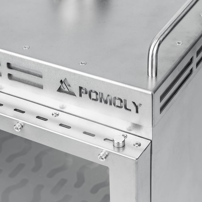 Dweller-Ti Titanium Wood Stove | Segmented Titanium Chimney Version | POMOLY & GREEN STOVE New Arrival
